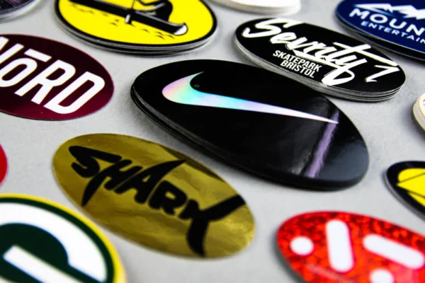 Custom Oval Decals